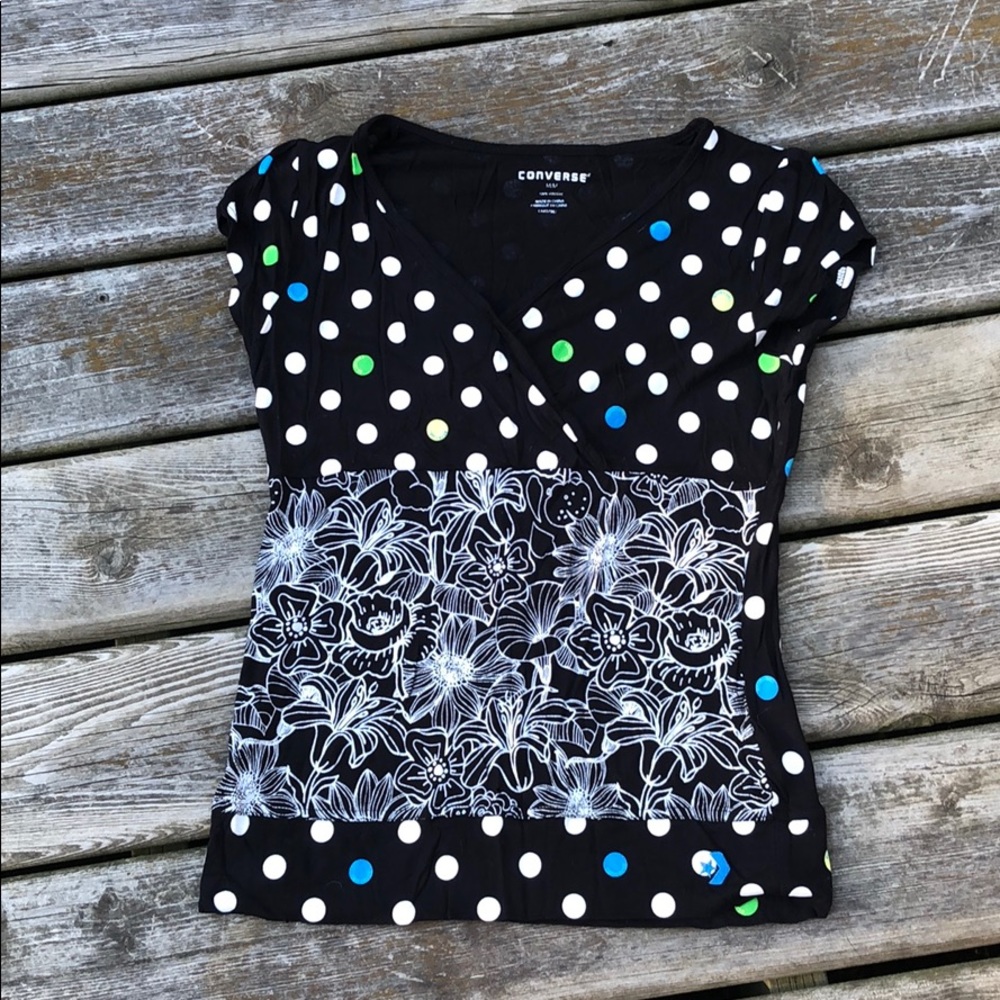 Converse Vee Neck Tee